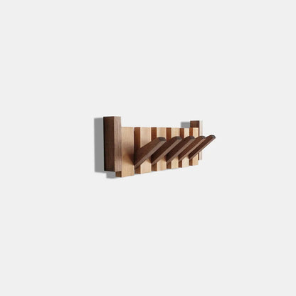 Norven Fold | Klappbarer Wandhaken aus Buchen- und Walnussholz