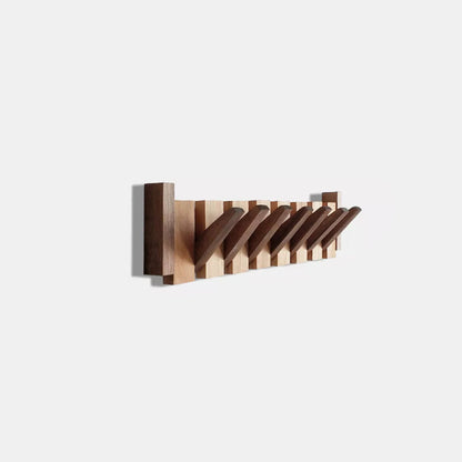 Norven Fold | Klappbarer Wandhaken aus Buchen- und Walnussholz
