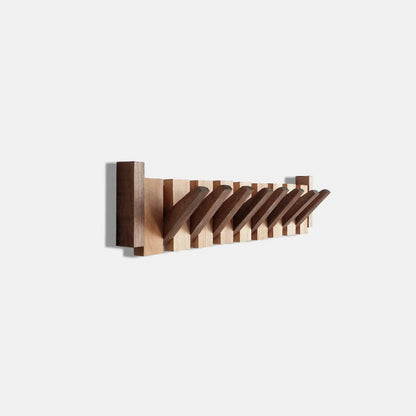 Norven Fold | Klappbarer Wandhaken aus Buchen- und Walnussholz