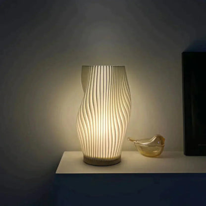 Wavecrest Aura | LED-Tischlampe im wellenförmigen Design