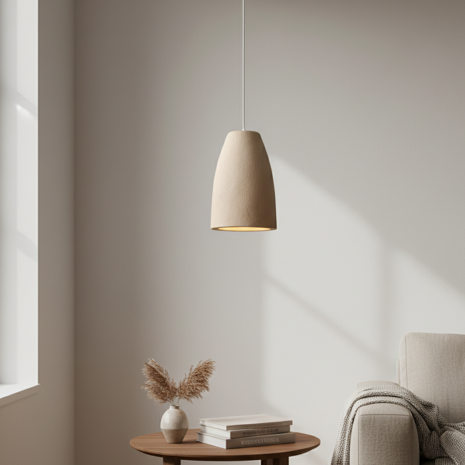 Halo Sabié | Design LED hanglamp in Wabi-Sabi stijl voor woonkamer &amp; eetkamer 