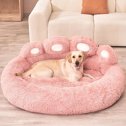 PawDream™ Orthopädisches Fluffy Hundebett | Extra Weich Plüsch | Gelenkschonend | Anti-Rutsch | 4 Größen