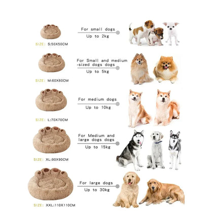 PawDream™ Orthopädisches Fluffy Hundebett | Extra Weich Plüsch | Gelenkschonend | Anti-Rutsch | 4 Größen