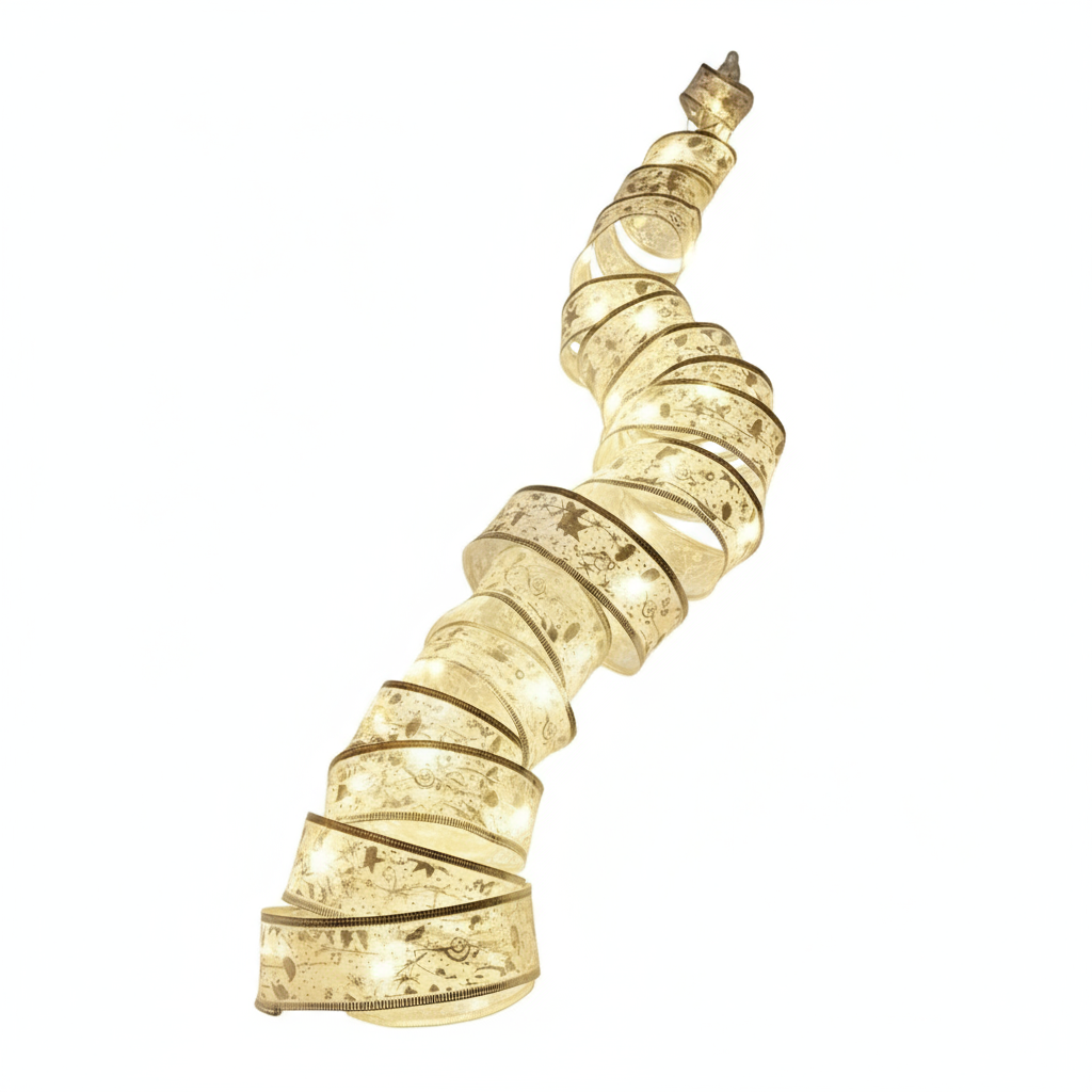 Weihnachtsgirlande mit Lichtern | LED Weihnachtsdeko für Fenster & Wohnzimmer | Warmweiß & Multicolor | 5 m / 10 m