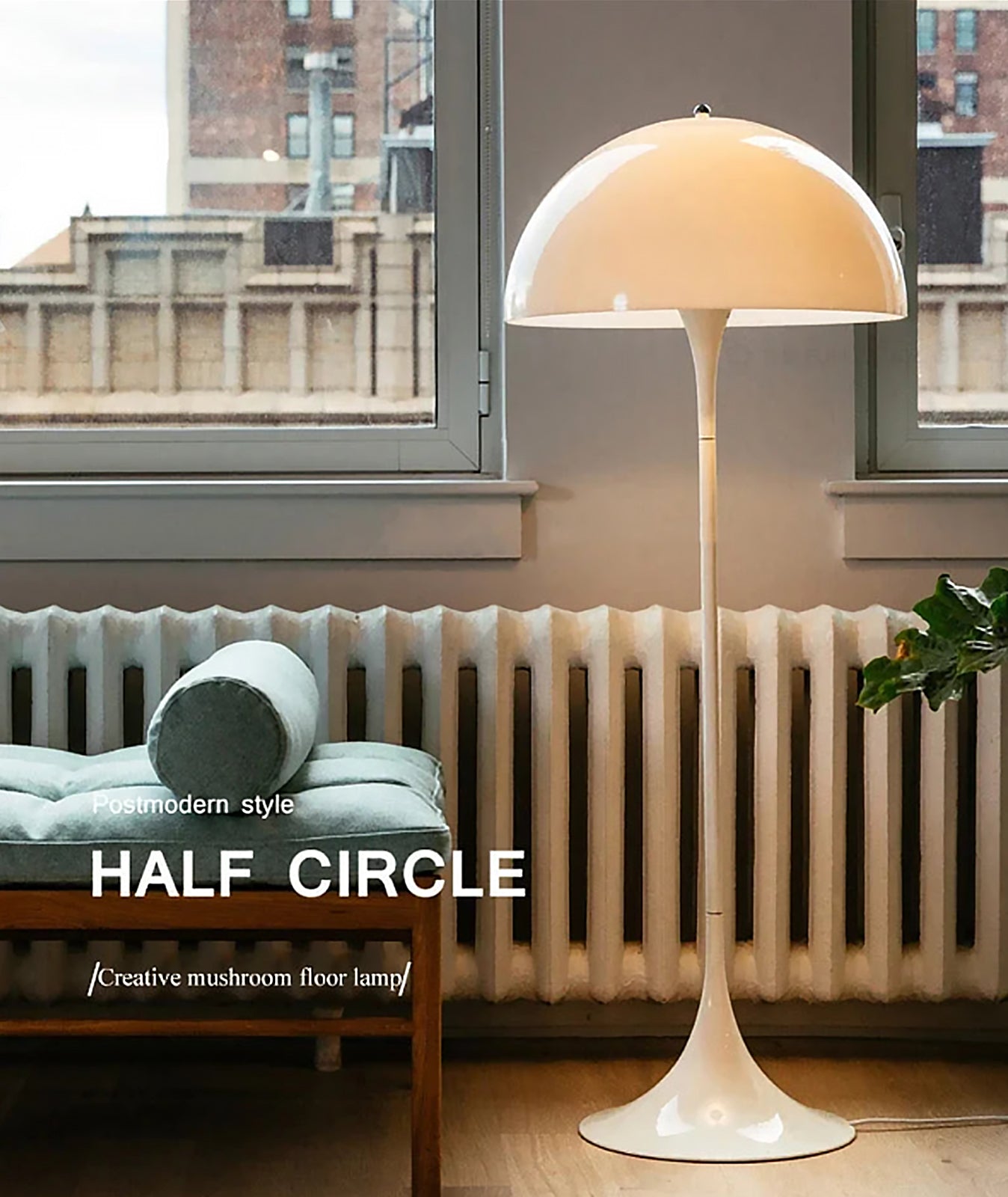 LumoNordica Grande | Skandinavische Mid-Century Pilz-Stehlampe