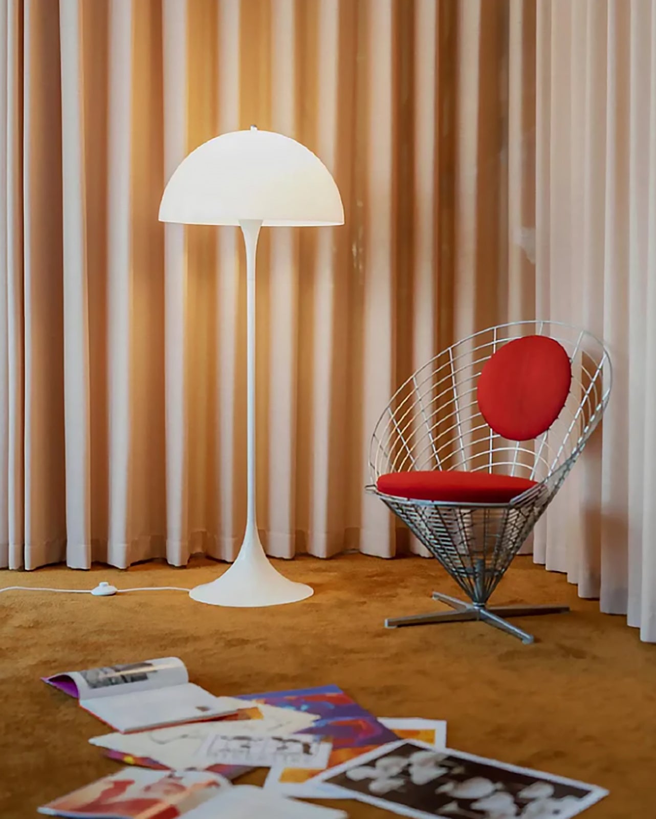 LumoNordica Grande | Skandinavische Mid-Century Pilz-Stehlampe