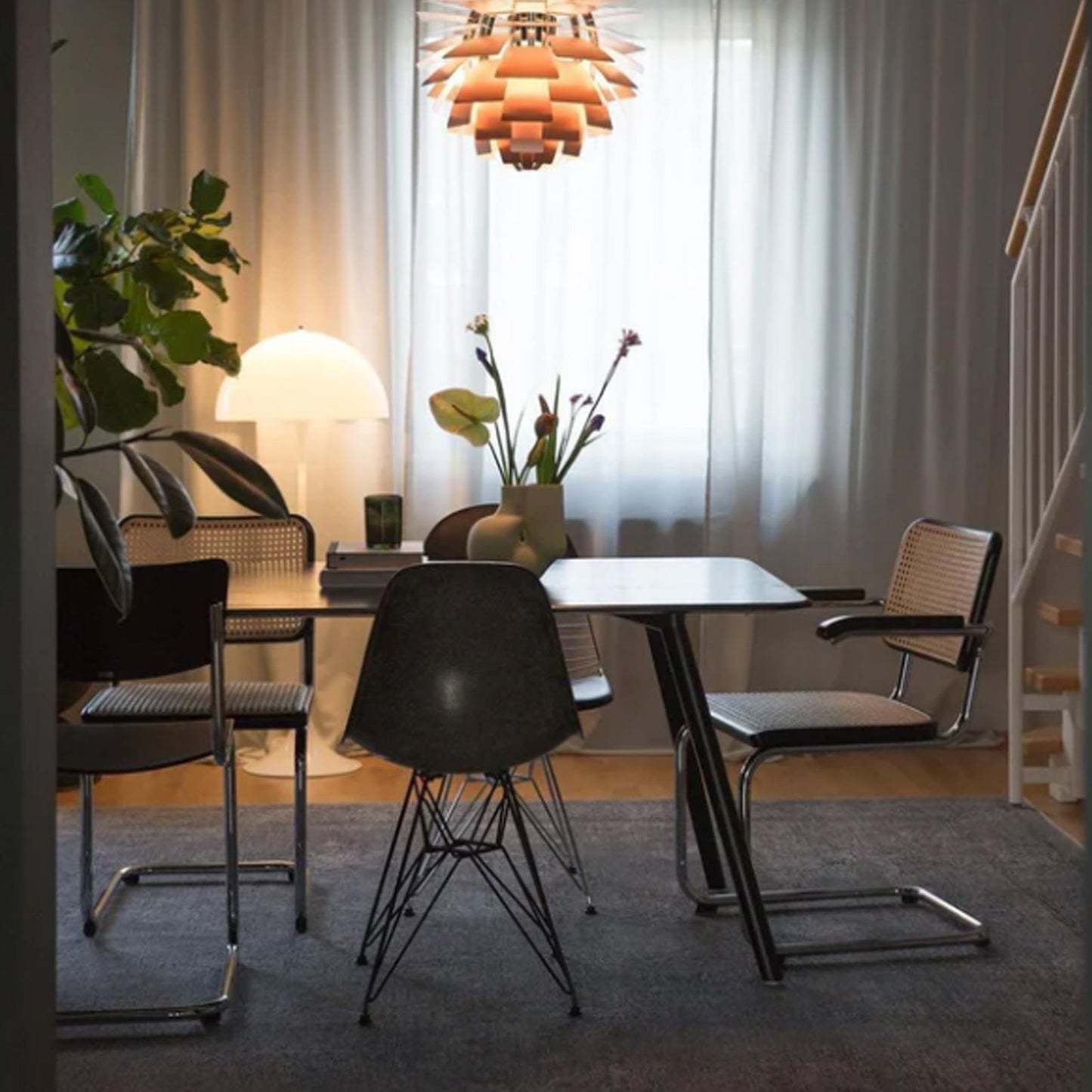 LumoNordica Grande | Skandinavische Mid-Century Pilz-Stehlampe