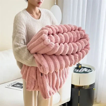 NordPlush | Extra große Plüschdecke, weich & warm für Sofa & Schlafzimmer
