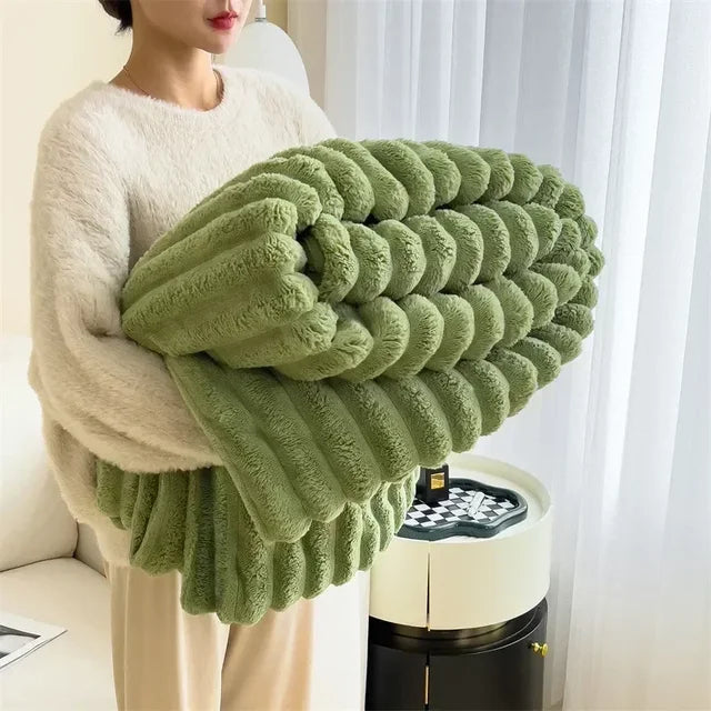NordPlush | Extra große Plüschdecke, weich & warm für Sofa & Schlafzimmer