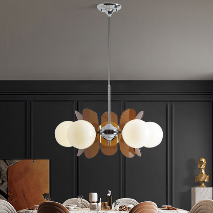 Ardane | Bauhaus Retro Kronleuchter aus Metall