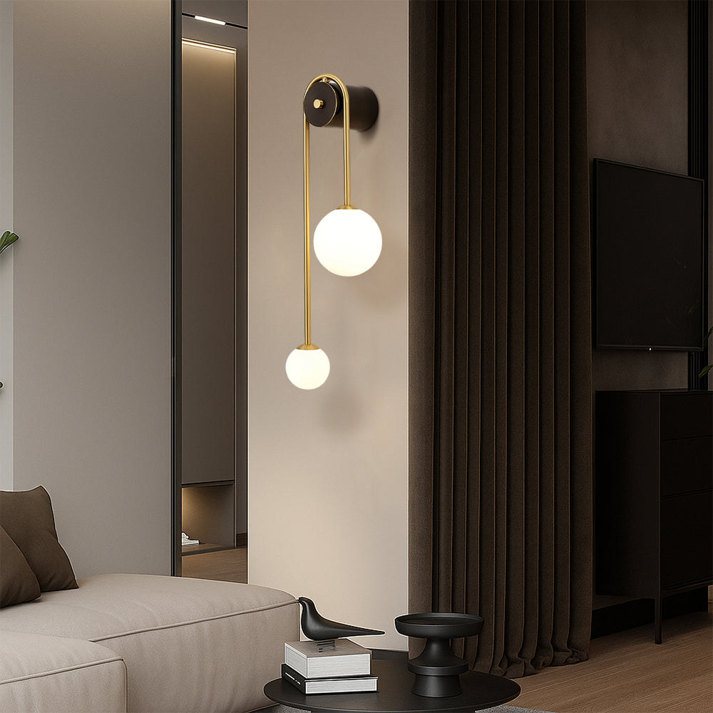 Florania – Elegante Wandlampe mit Bogenförmigem Design