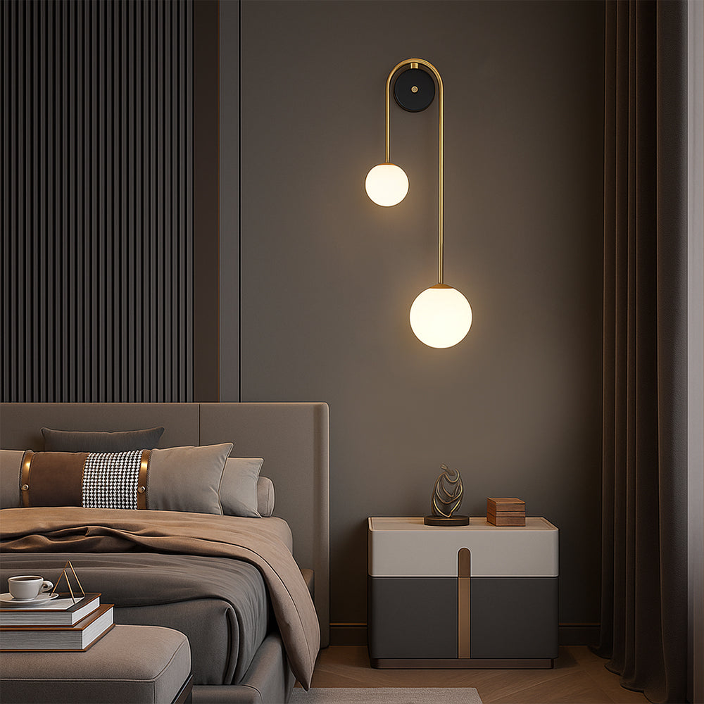Florania – Elegante Wandlampe mit Bogenförmigem Design