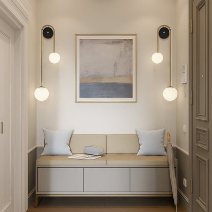 Florania – Elegante Wandlampe mit Bogenförmigem Design