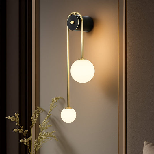 Florania – Elegante Wandlampe mit Bogenförmigem Design