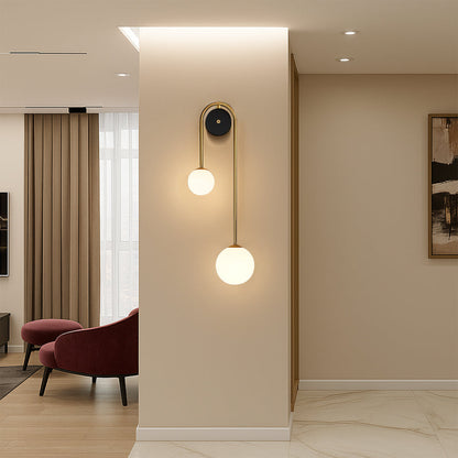 Florania – Elegante Wandlampe mit Bogenförmigem Design