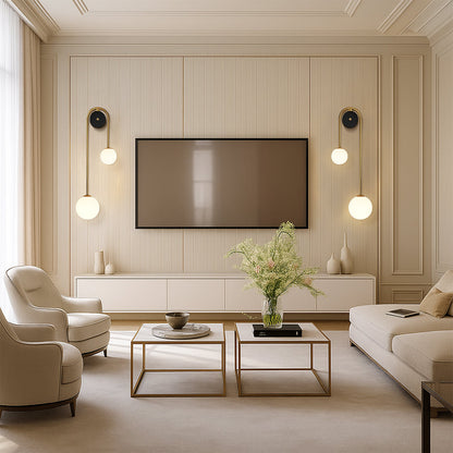 Florania – Elegante Wandlampe mit Bogenförmigem Design