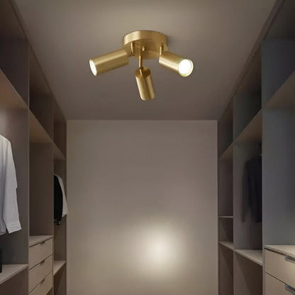 Brassora Zen | LED Deckenleuchte aus gebürstetem Messing