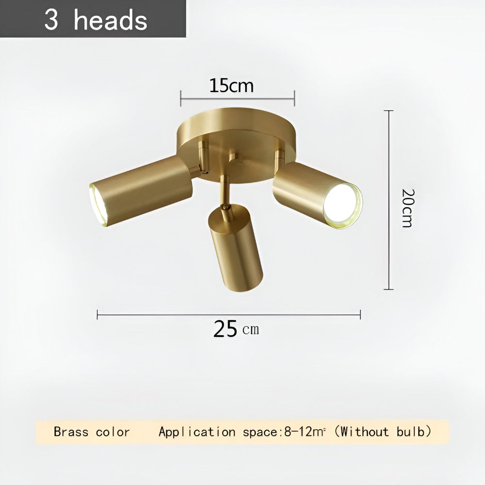 Brassora Zen | LED Deckenleuchte aus gebürstetem Messing