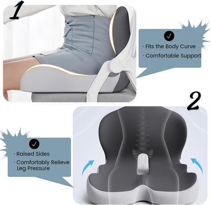 ErgoComfort Pad – Ergonomisches Memory Foam Sitzkissen für optimalen Komfort