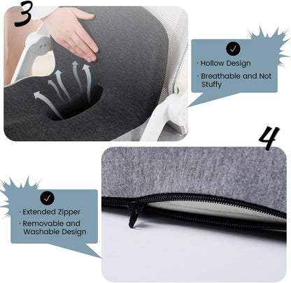 ErgoComfort Pad – Ergonomisches Memory Foam Sitzkissen für optimalen Komfort