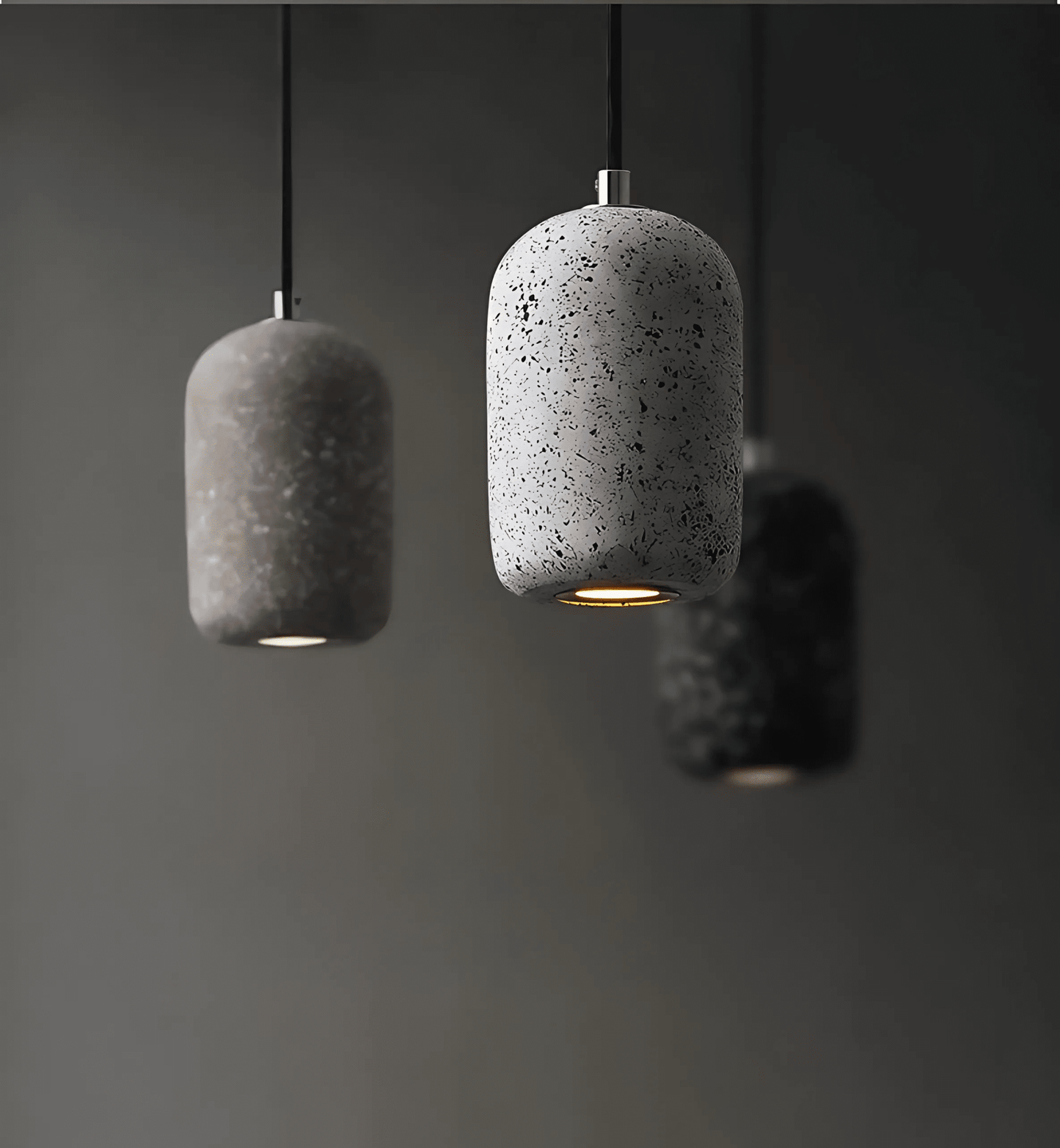 Kiva Cast | Hängeleuchte aus Beton im Industrial-Design mit LED-Technik