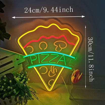 NeonBite – Kolorowy szyld LED neonowy fast-food dla restauracji i domowych barów