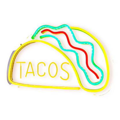 NeonBite – Kolorowy szyld LED neonowy fast-food dla restauracji i domowych barów