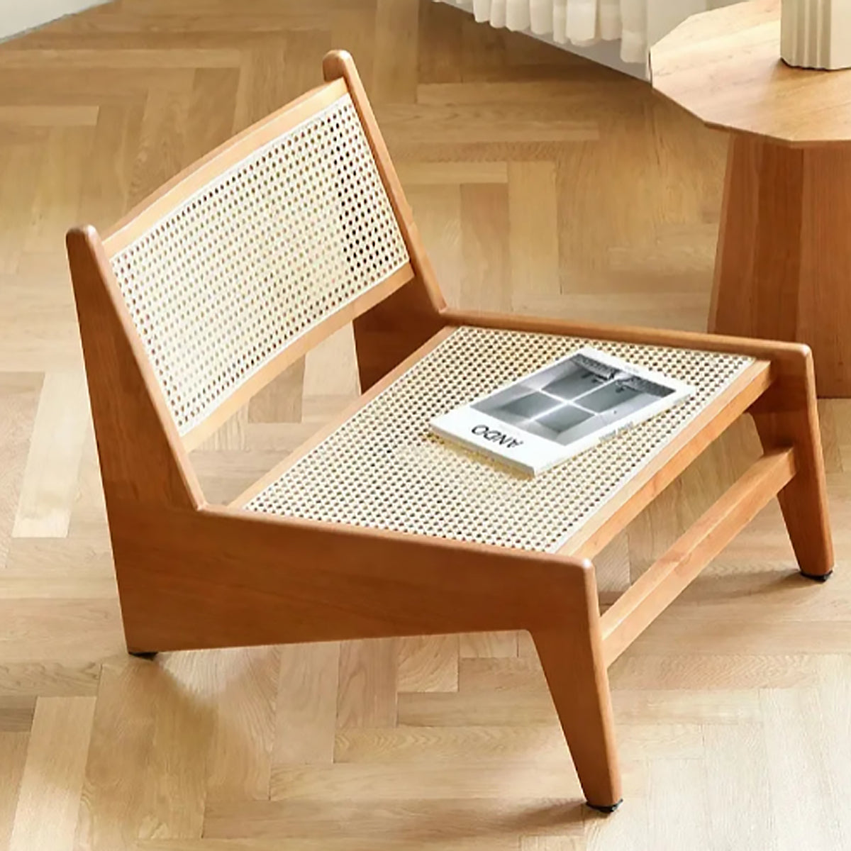 Lunair Canapé | Sofa aus Holz & Rattan im französisch-skandinavischen Stil