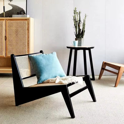Lunair Canapé | Sofa aus Holz & Rattan im französisch-skandinavischen Stil