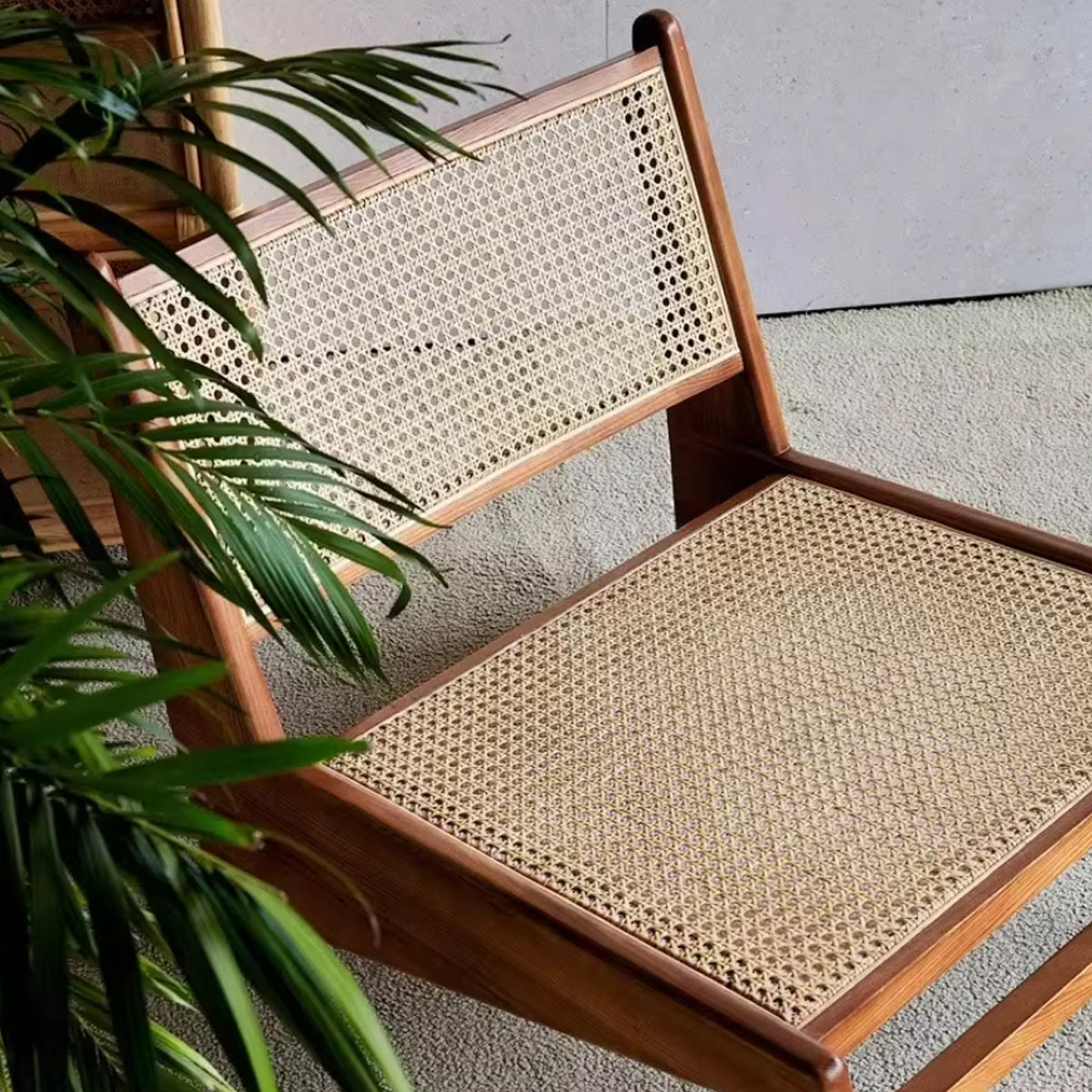 Lunair Canapé | Sofa aus Holz & Rattan im französisch-skandinavischen Stil