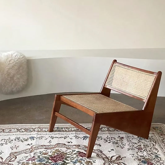 Lunair Canapé | Sofa aus Holz & Rattan im französisch-skandinavischen Stil
