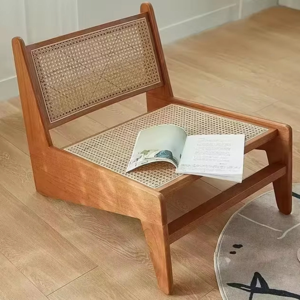 Lunair Canapé | Sofa aus Holz & Rattan im französisch-skandinavischen Stil