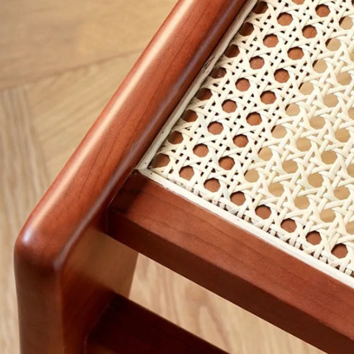 Lunair Canapé | Sofa aus Holz & Rattan im französisch-skandinavischen Stil