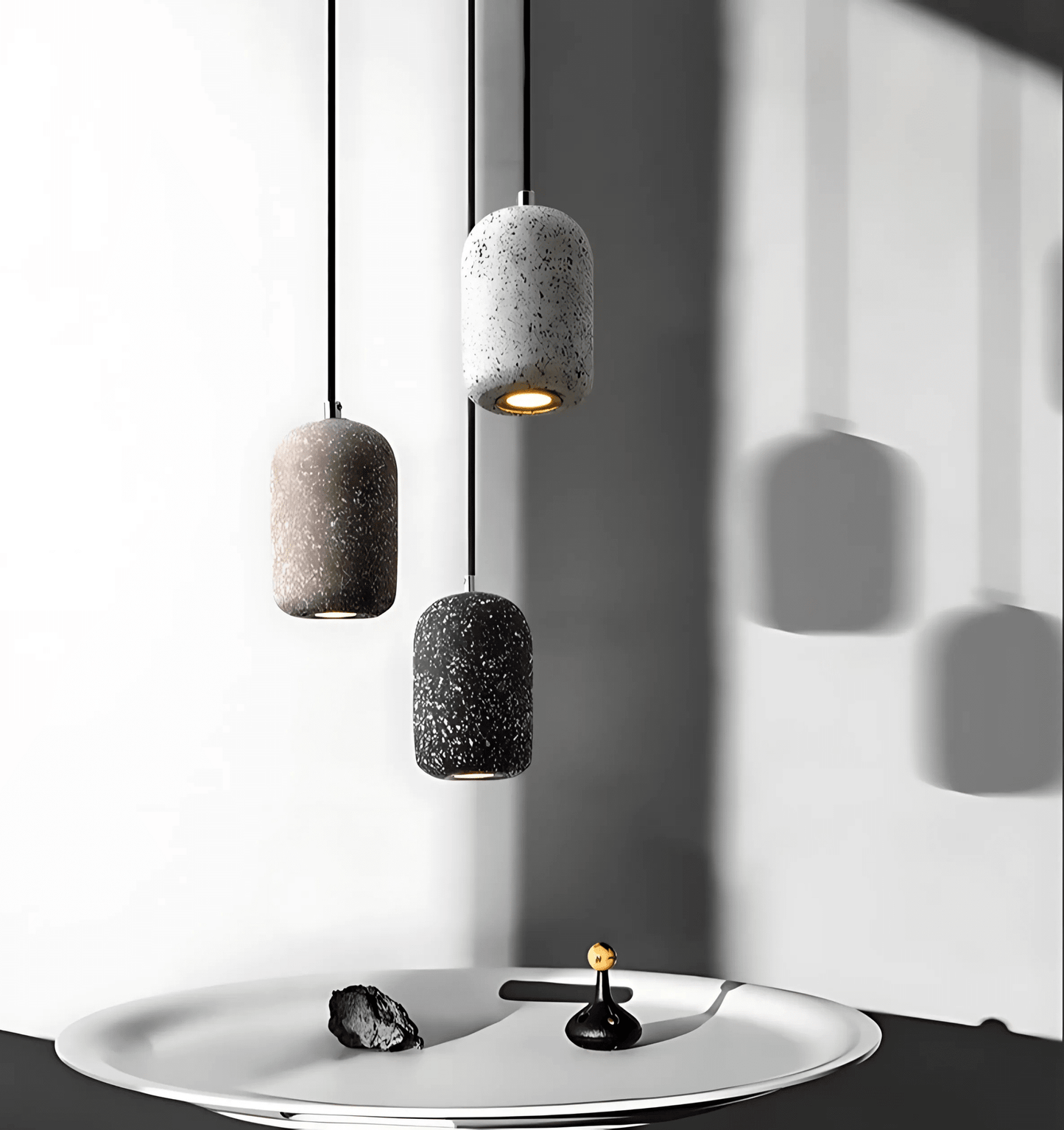 Kiva Cast | Hängeleuchte aus Beton im Industrial-Design mit LED-Technik