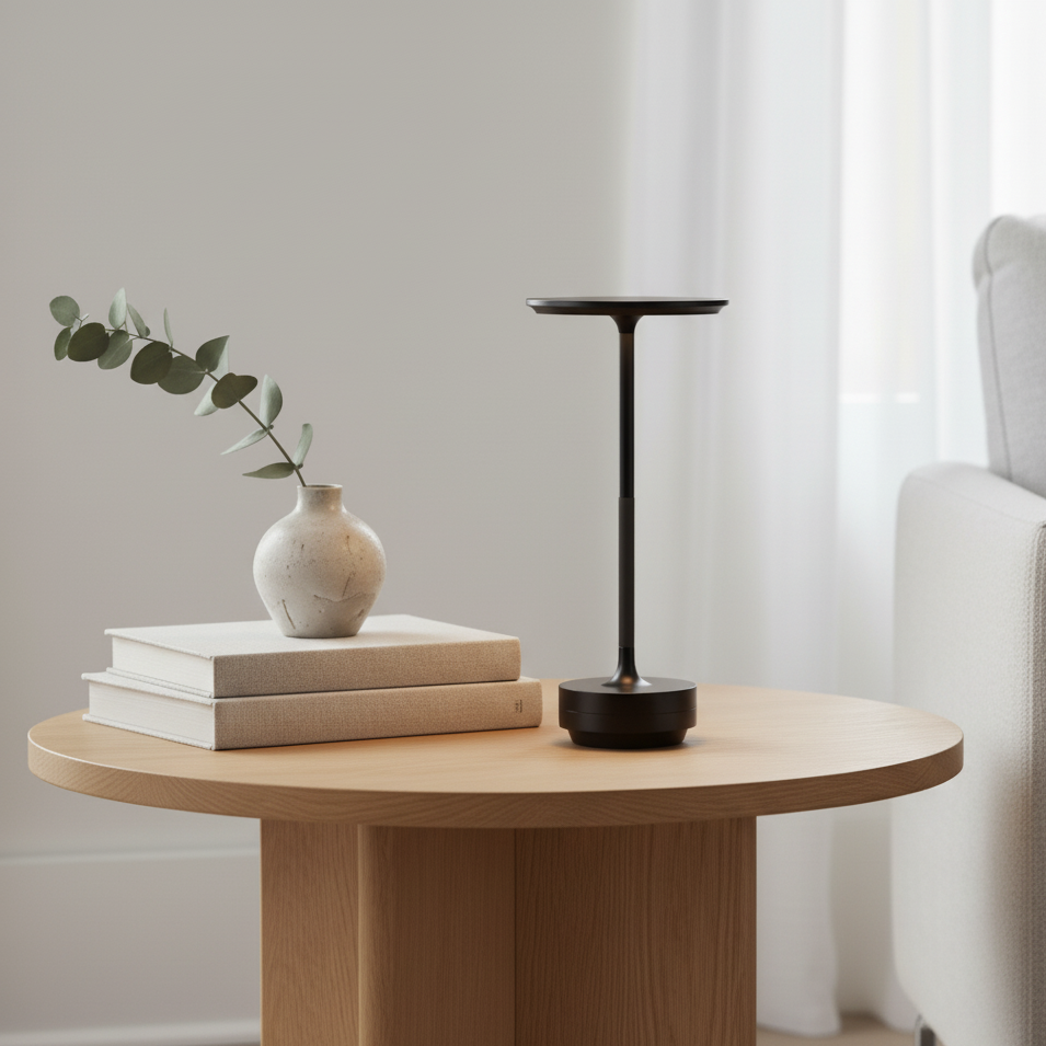 Lumora | Kabellose LED-Tischlampe mit Touch-Dimmung & 48h Akkulaufzeit