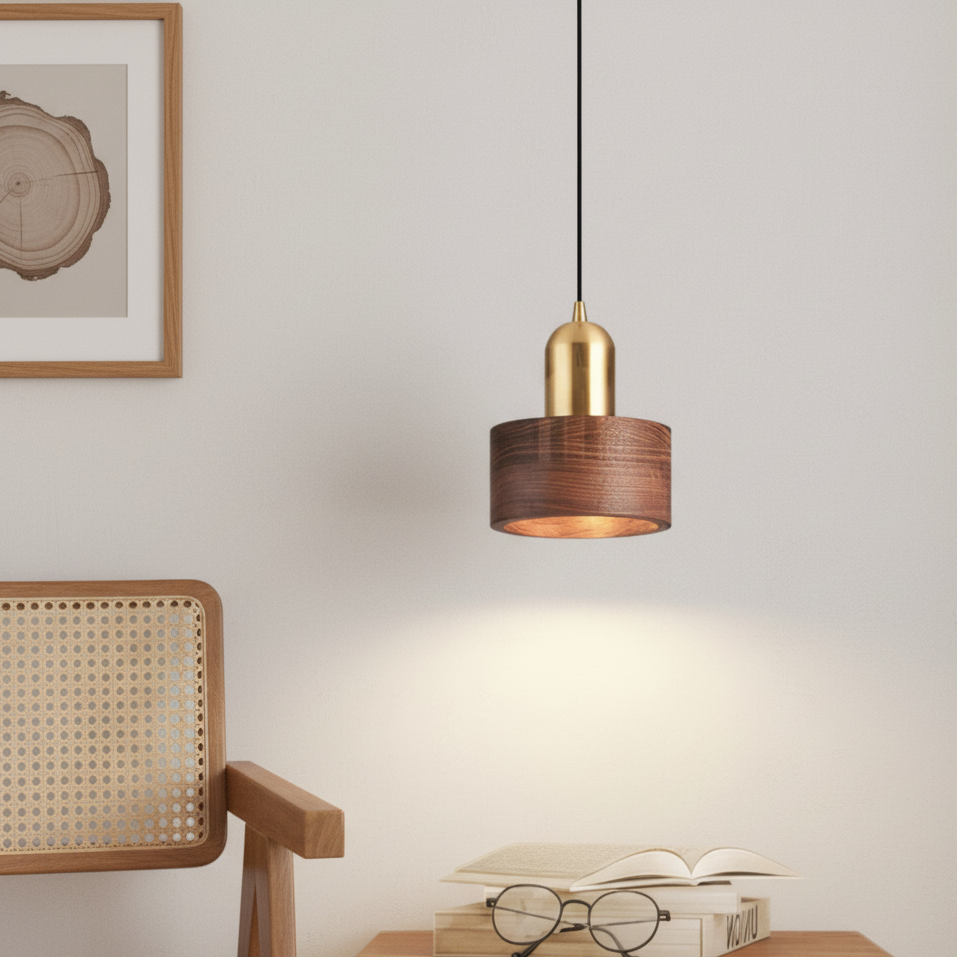 Arca Design-Pendelleuchte mit Goldakzent – Moderne Pendelleuchte für Esszimmer und Wohnzimmer