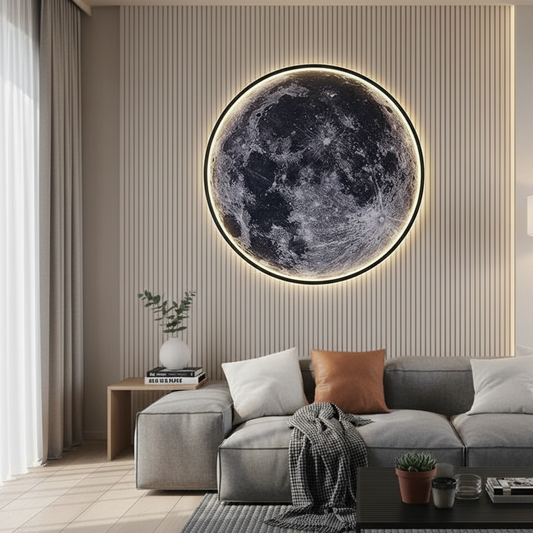 Maan | Dimbare LED-wandlamp in maandesign voor stijlvolle woonaccenten