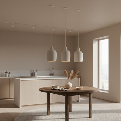 Halo Sabié | Design LED hanglamp in Wabi-Sabi stijl voor woonkamer &amp; eetkamer 