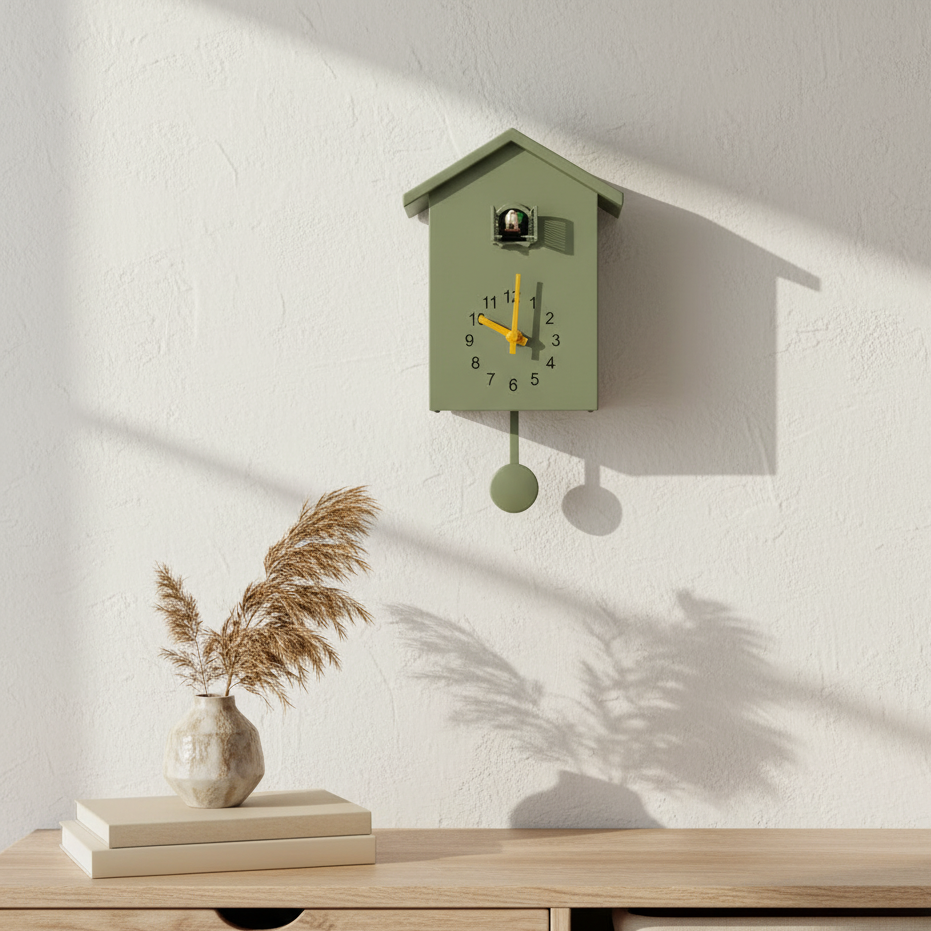 CuckooNova | Moderne Kuckucksuhr mit traditionellem Charme | Zeitloses Design & nostalgischer Klang