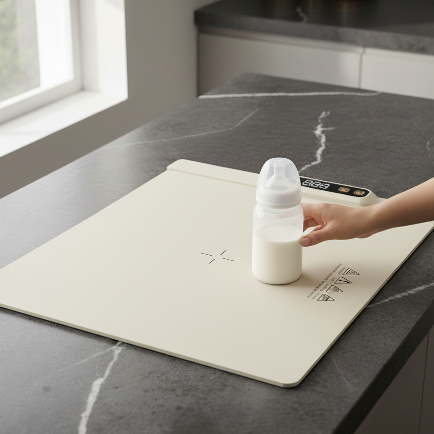 LuxTray HeatFlex | Elektrische Wärmeplatte aus Silikon mit 3 Heizstufen