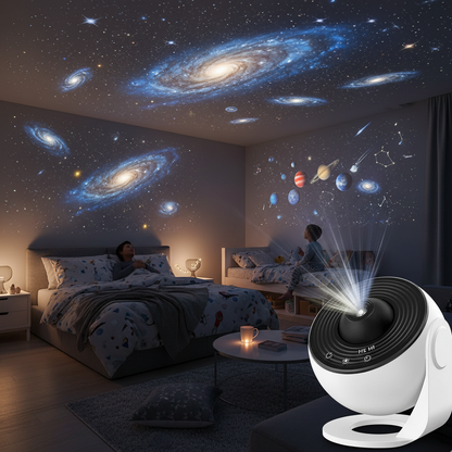Aurava Sky | LED-sterrenhemelprojector met sterrenstelsel- en neveleffect