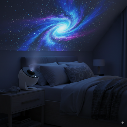 Aurava Sky | LED-sterrenhemelprojector met sterrenstelsel- en neveleffect