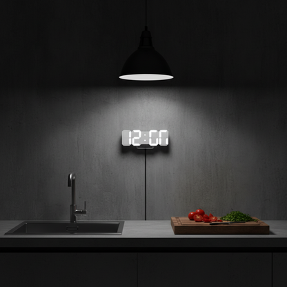 Digitix | Moderne 3D LED Uhr für Wand & Schreibtisch