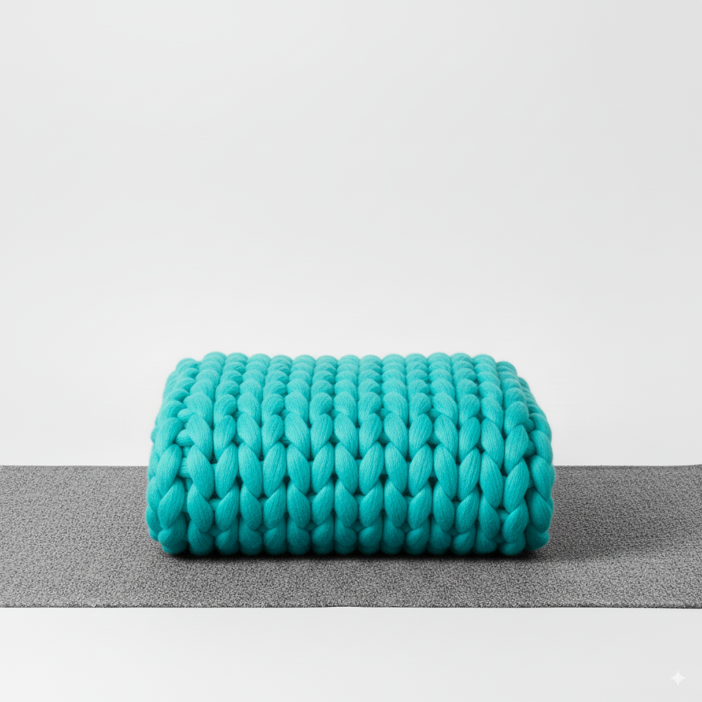 NordWeave | Edle XXL Strickdecke aus weichem Garn für Wohn- & Schlafzimmer