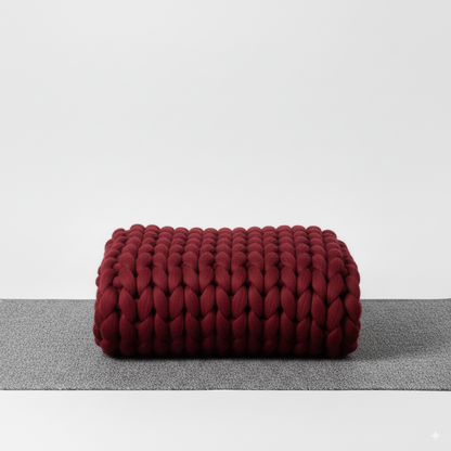 NordWeave | Edle XXL Strickdecke aus weichem Garn für Wohn- & Schlafzimmer