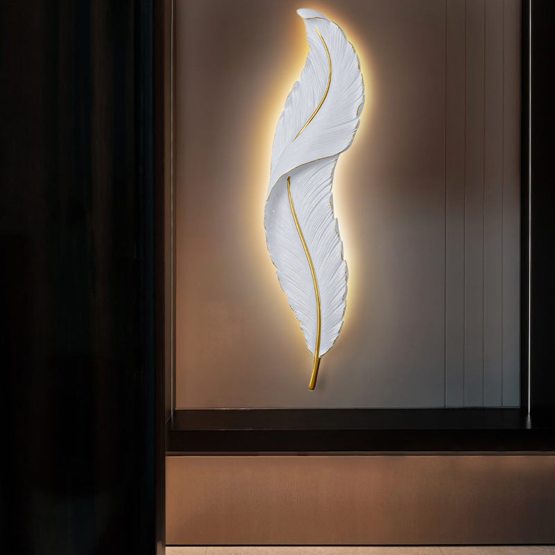 Lunava | LED-Wandleuchte mit Federdesign