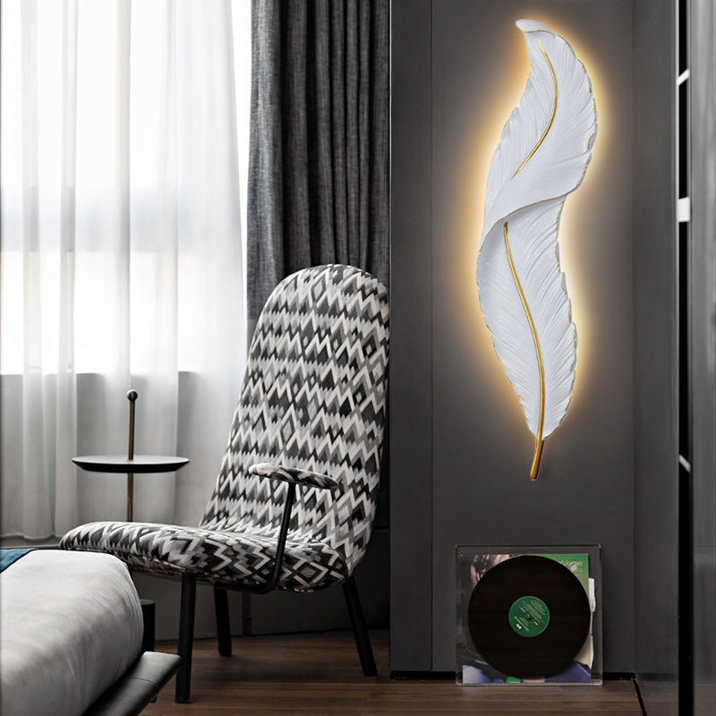 Lunava | LED-Wandleuchte mit Federdesign