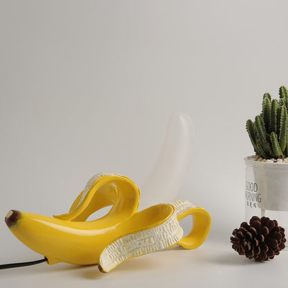 Lunara Deco | Art-Déco-Tischlampe im Bananenblatt-Design