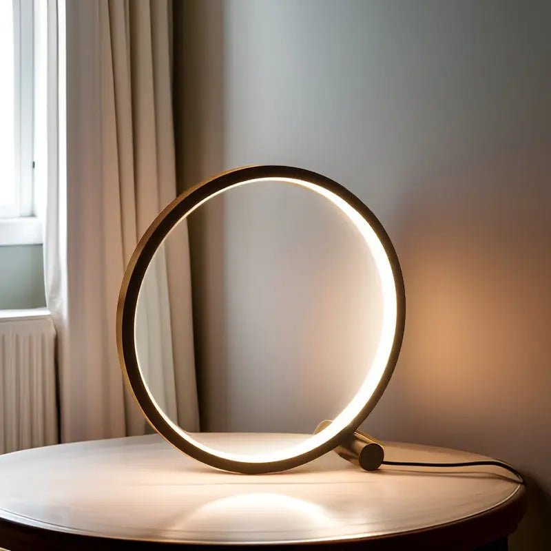 Nuvea Halo | USB-C LED-tafellamp met dimmer en rond design 