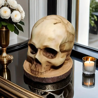 Nocturnis Blade | Messerhalter im handgefertigten Totenkopf-Design für 7 Messer